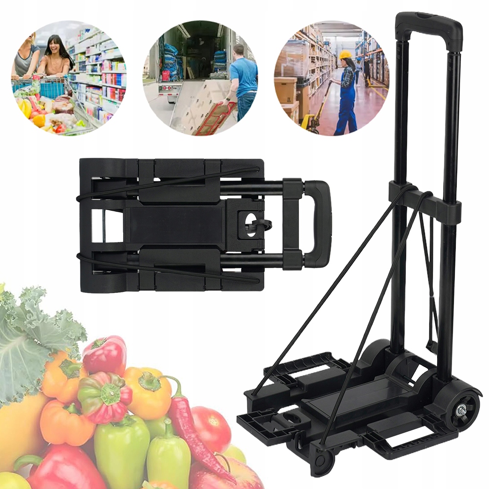Wózek Transportowy, Składany Wózek Do Mebli, Przenośny Wózek Na Zakupy