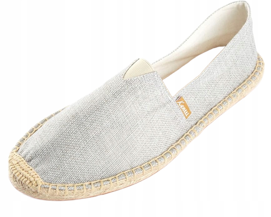 Kentti Pánské Espadrilky Šedá Tkanina Len Podšívka 44 J0A