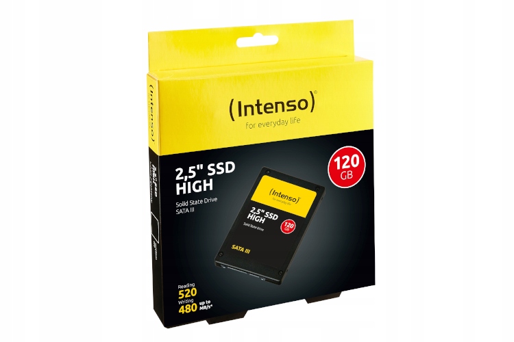 

Nowy Dysk Ssd Intenso 120GB SATA3 2,5'' 520/480MBs