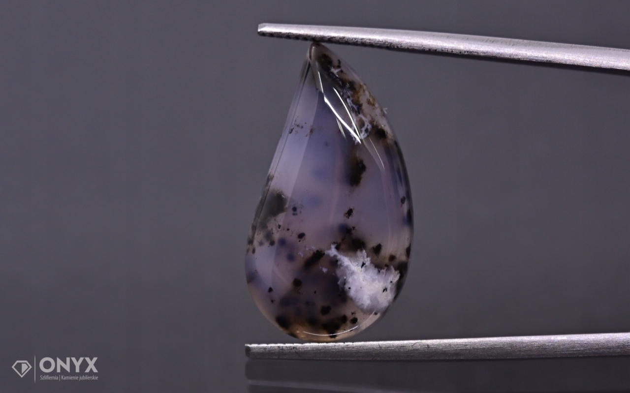 Dendritový achát z Turecka kabošon nepravidelný 21,