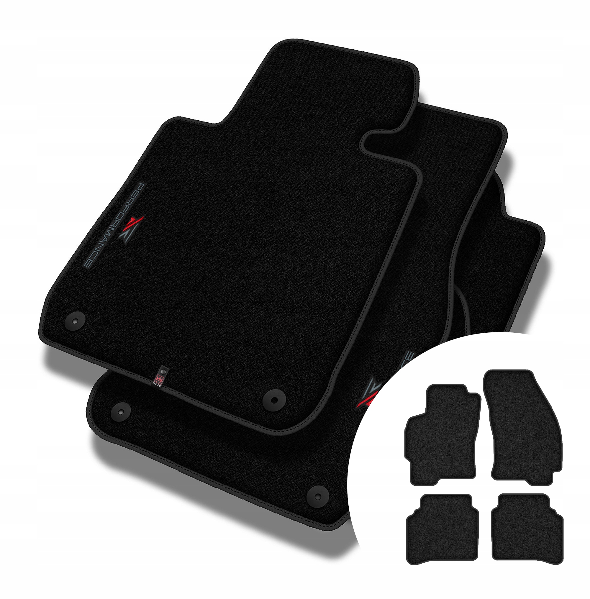 Velúrové koberčeky Performance Premium pre Ford Mondeo III 2000-2007