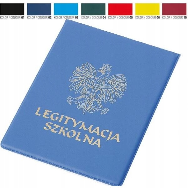 OKŁADKA NA LEGITYMACJĘ SZKOLNĄ PCV MIX