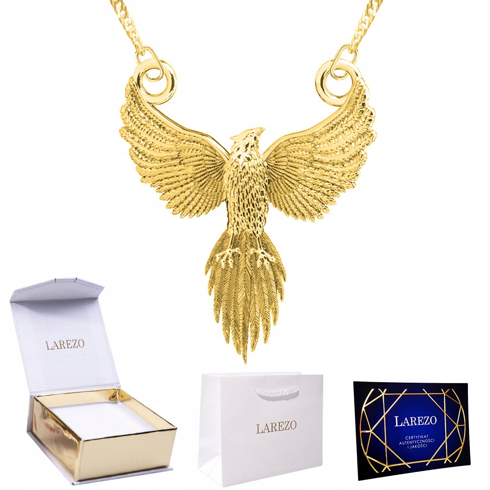 

Naszyjnik złoty łańcuszek 925 Feniks