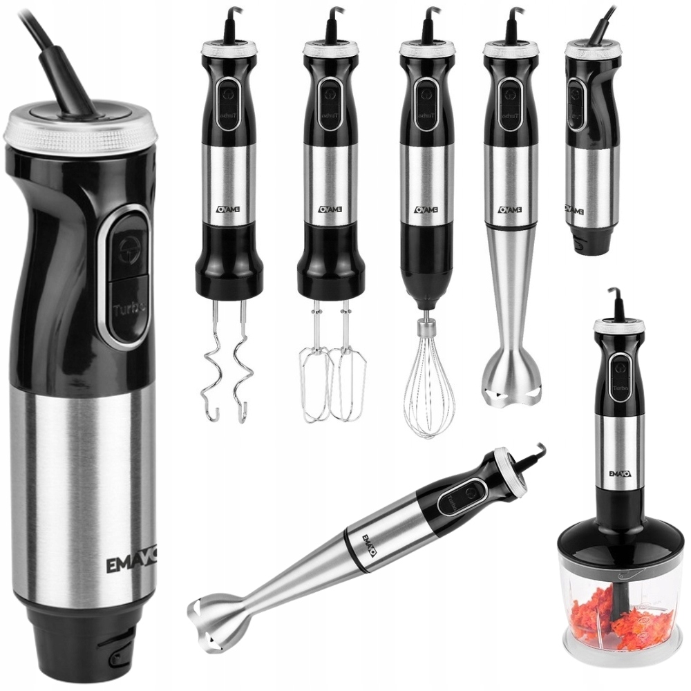 Silný ruční mixér Multifunkční mixér 1000 W do kuchyně Set