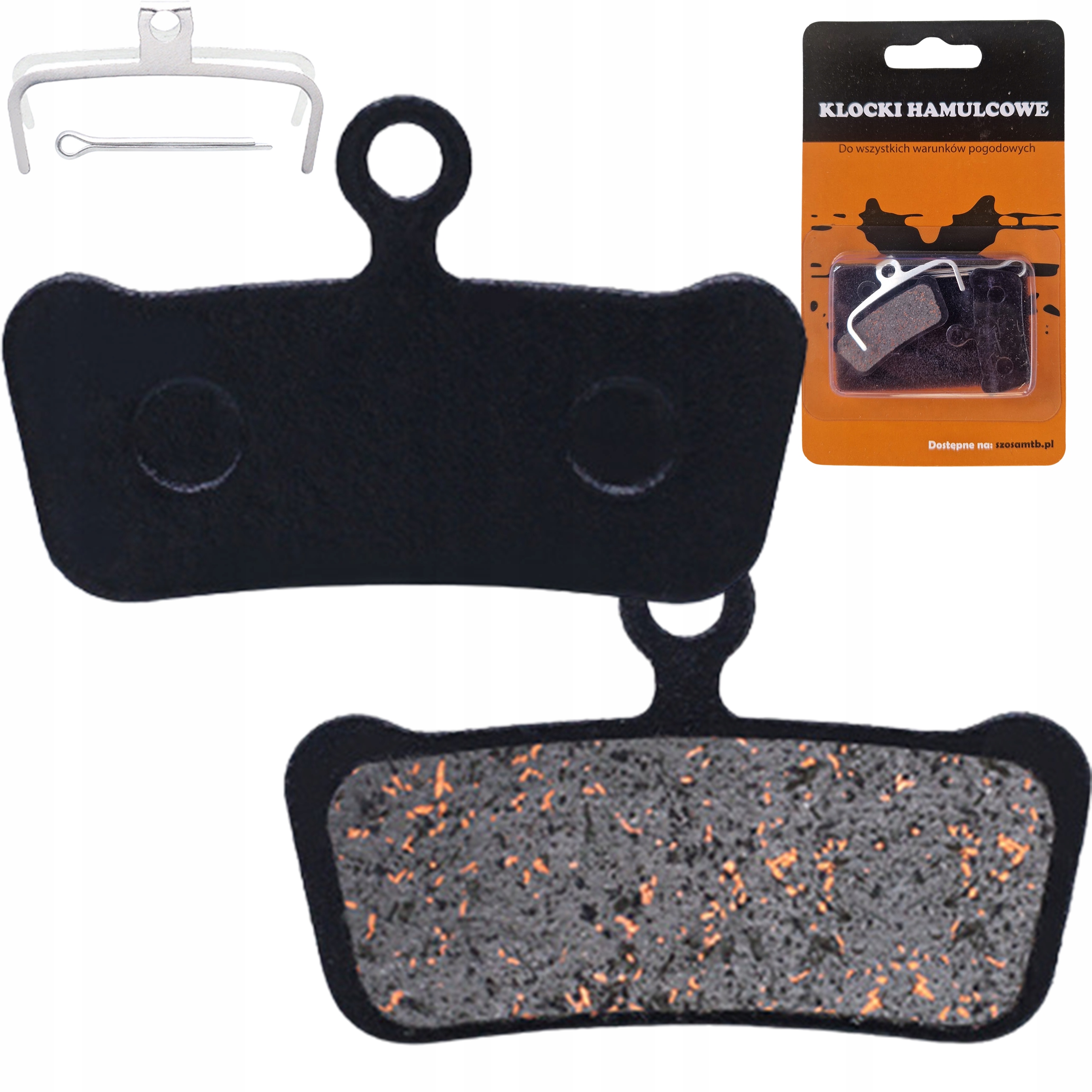 KLOCKI HAMULCOWE PÓŁMETALICZNE rowerowe do AVID ELIXIR TRAIL 7 9 SRAM GUIDE