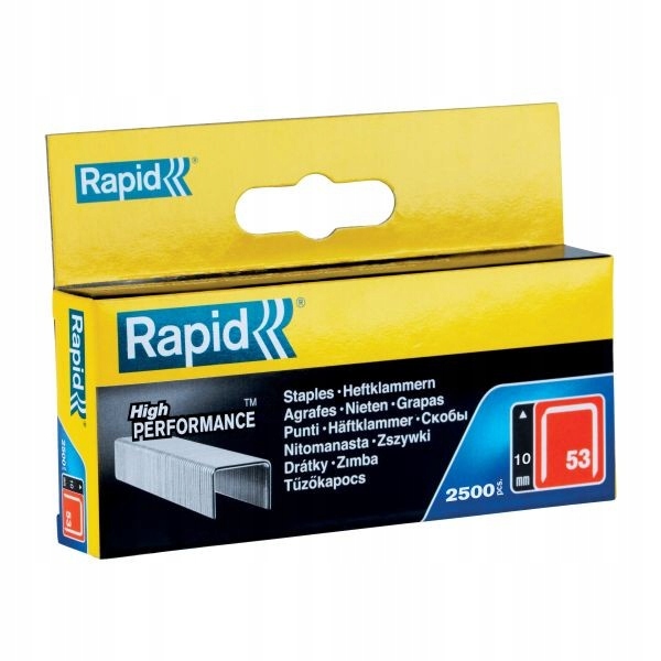 

Zszywki 10mm /53/ 2500szt.RAPID RAPID-11858825