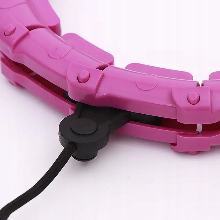HULA HOP Z OBCIĄŻENIEM ODCHUDZAJĄCE Z OBCIĄŻNIKIEM SMART Z WYPUSTKAMI Średnica rurki 4 cm
