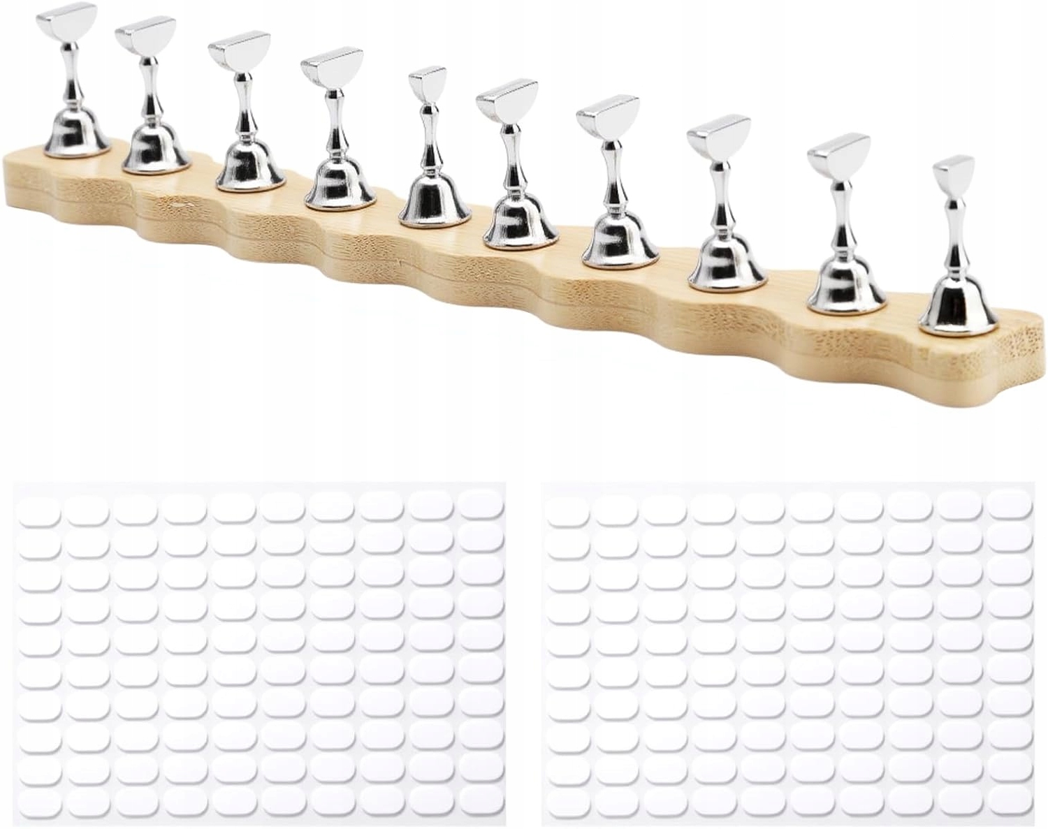 Magnetický Dřevěný Stojan Na Nehty S 10 Hroty A 200 Lepidly