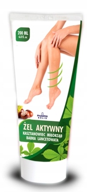 

Żel Aktywny Kasztanowiec Miłorząb Babka 200 ml
