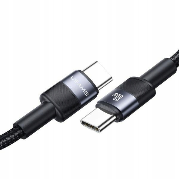 Usams Kábel Usb-c na Usb-c set 30ks 60 W 1,2 m pletený SJ724ZJ01 (us-sj