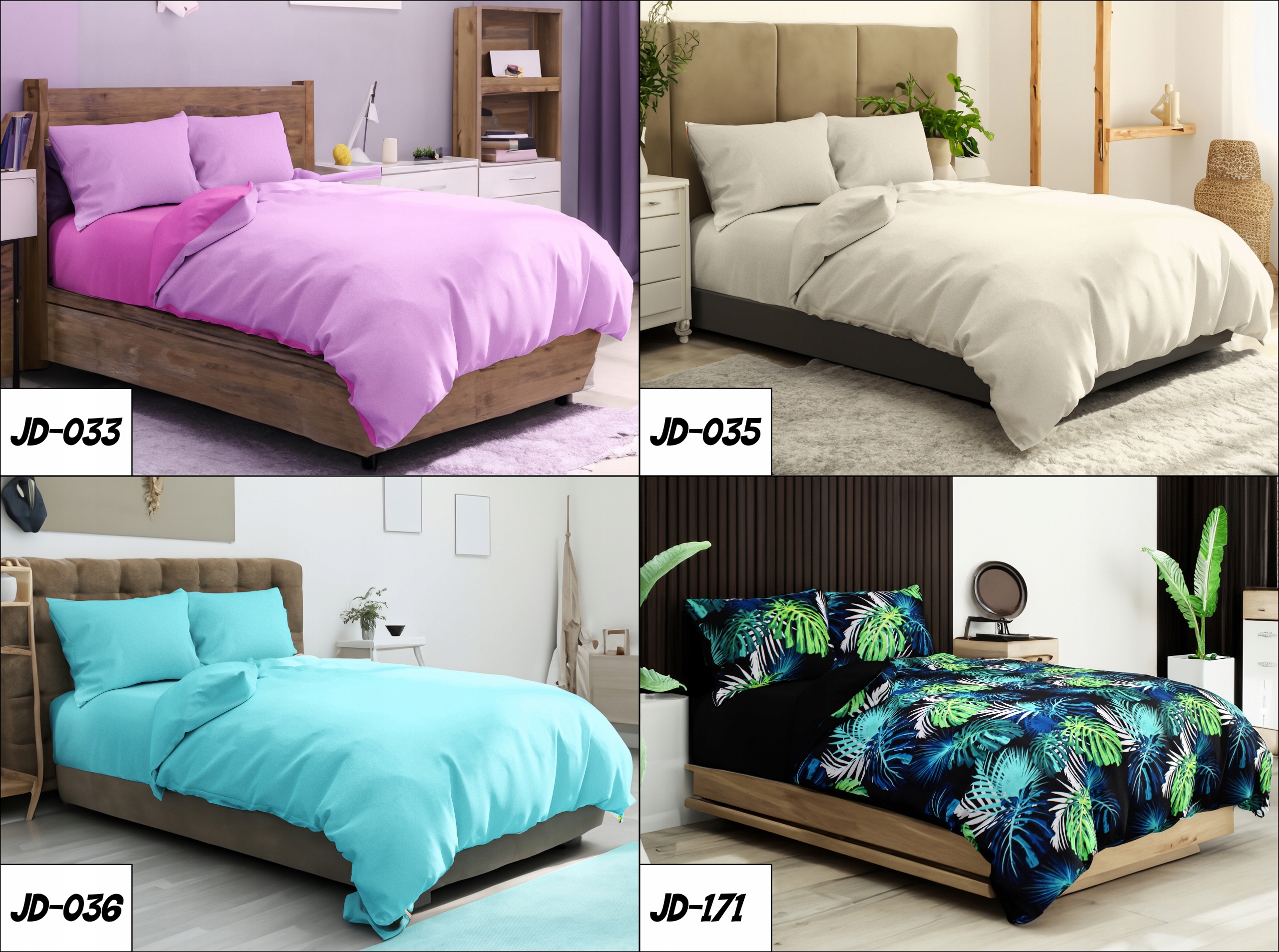 NOWOCZESNY KOMPLET POŚCIELI 200x220 DWUSTRONNA POLSKA WIOSENNA MODERN Liczba elementów w zestawie 3 części