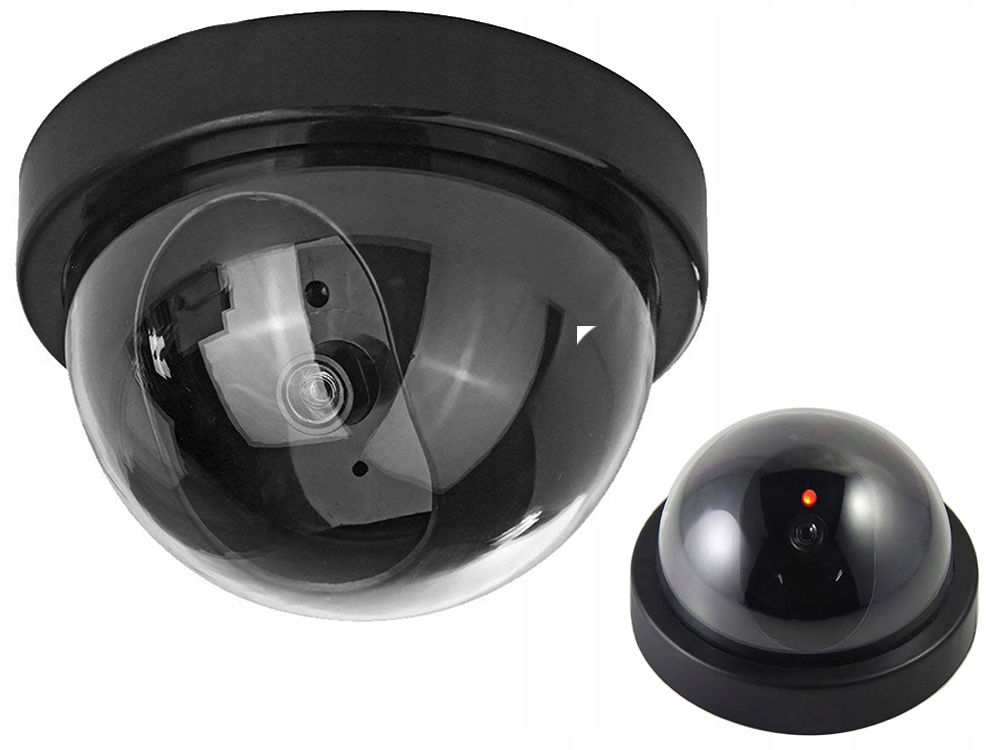 ATRAPA KAMERY PRZEMYSŁOWEJ KAMERA KOPUŁKA DIODA Rodzaj baterii AA