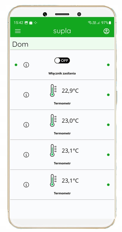 SONOFF BASIC Wifi CZUJNIK TEMPERATURY TERMOSTAT DS18B20 2x1mb Ebok SUPLA Marka Sonoff