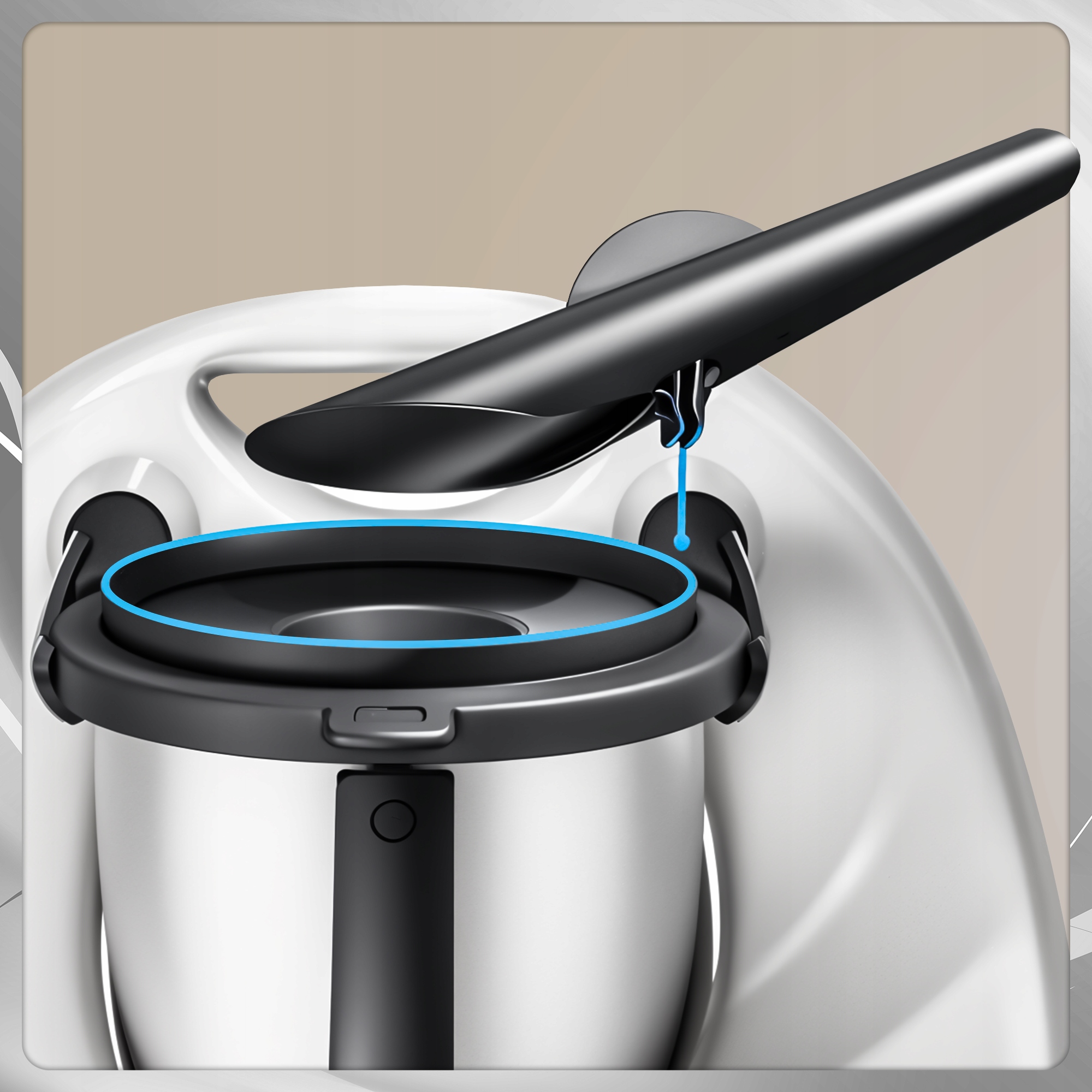 NASADKA ODPROWADZAJĄCA PARĘ KOMIN DO THERMOMIX TM6/TM5 NAKŁADKA MIXTASTE(R) Stan opakowania oryginalne