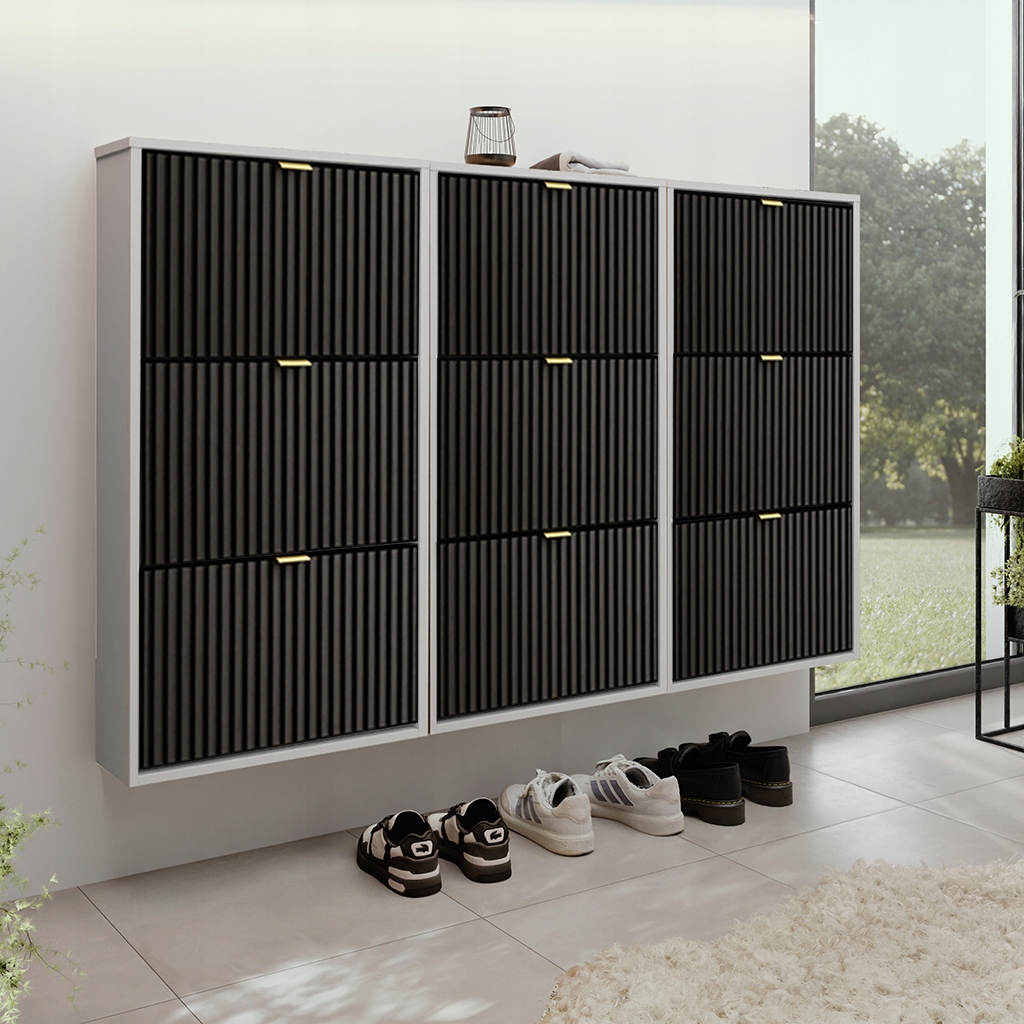 Botník Velaro Mini X3 bílá černá rýhovaná přední část