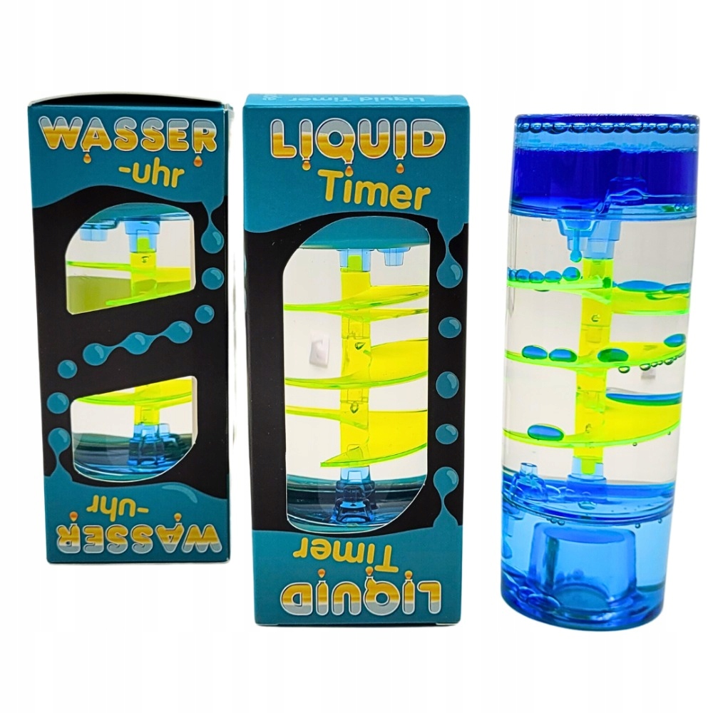 KLEPSYDRA SPIRALNA z CIECZĄ LAWA TIMER hipnotyzująca KONCENTRACJA