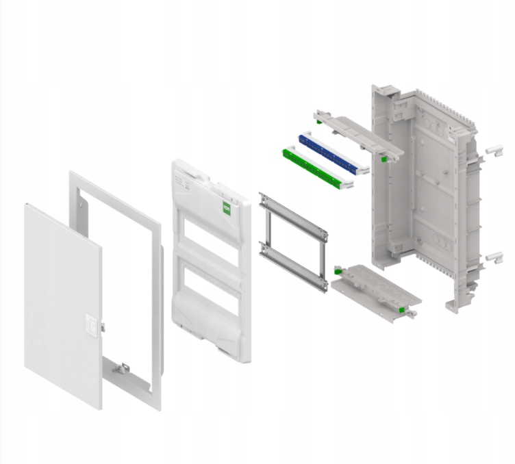 ROZDZIELNICA ROZDZIELNIA OBUDOWA 2x12 PODTYNKOWA Marka Elektro-Plast