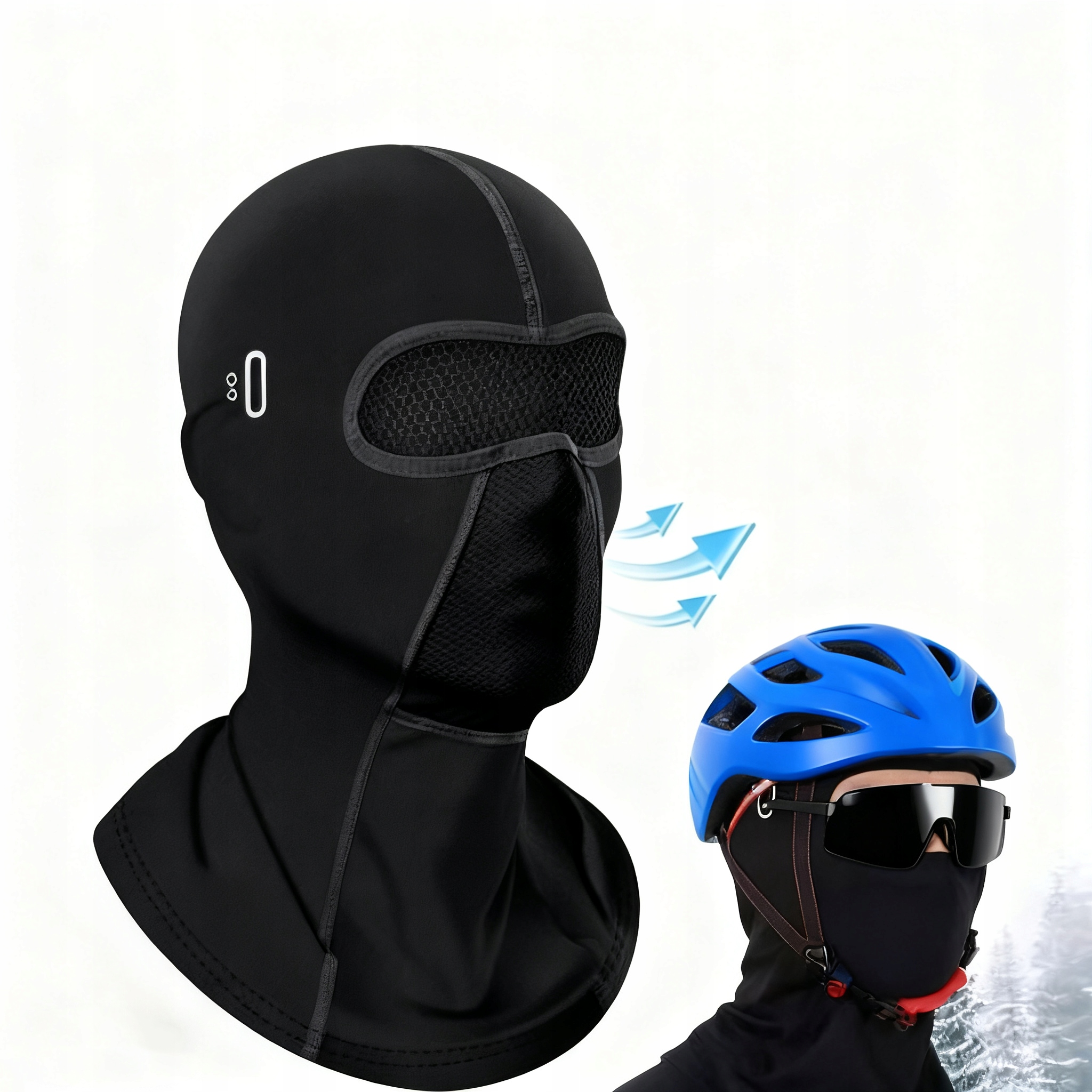 Kominiarka Termoaktywna Motocyklowa Rowerowa Narciarstwo Ocieplana Pod Kask