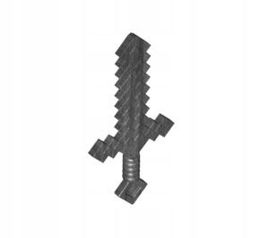 

Lego 18787 Pearl dark gray miecz minecraft 1szt No