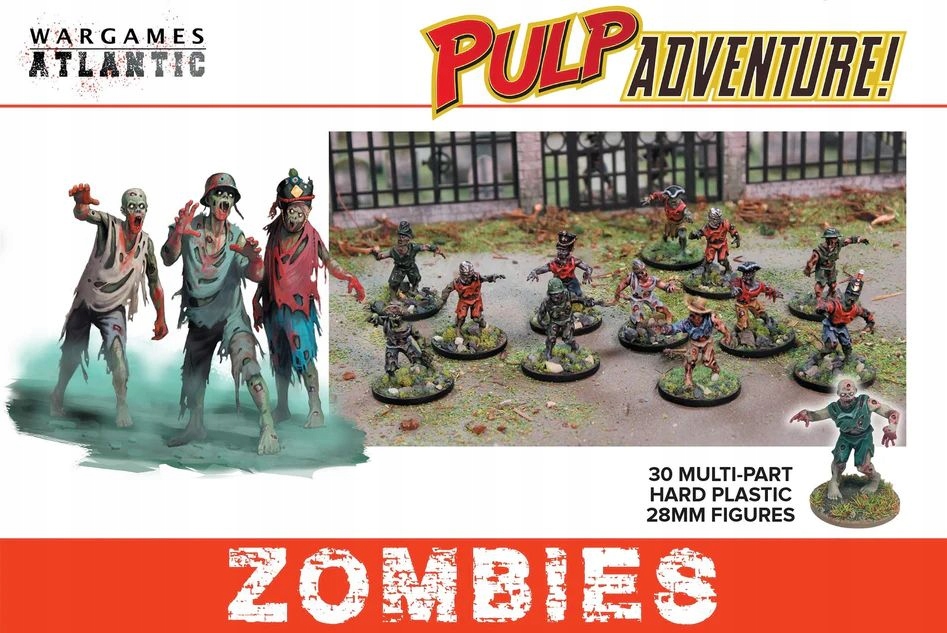 Wargames Atlantic Zombies zestaw figurek