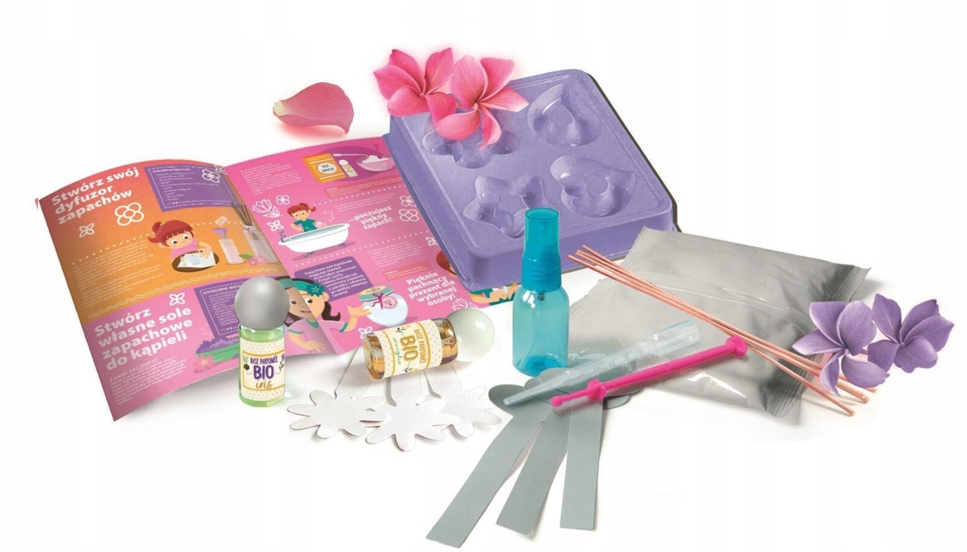 PACHNĄCE ESENCJE CLEMENTONI STWÓRZ PERFUMY OZDOBY Bohater brak