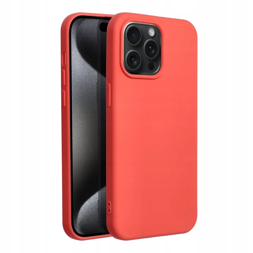Futerał do iPhone 15 Pro Max Silicone brzoskwiniowy