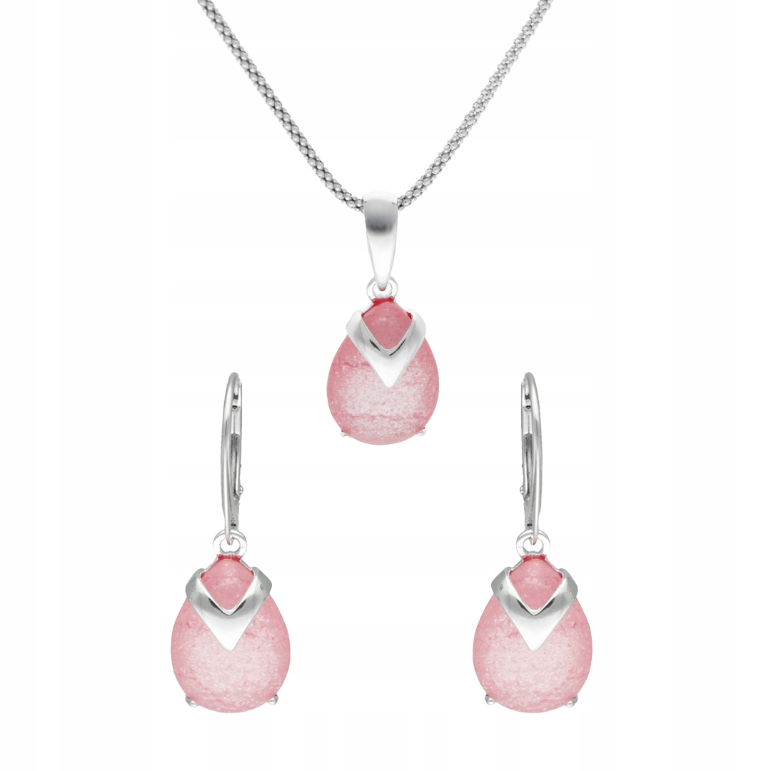 Komplet s měsíčním kamenem stříbro