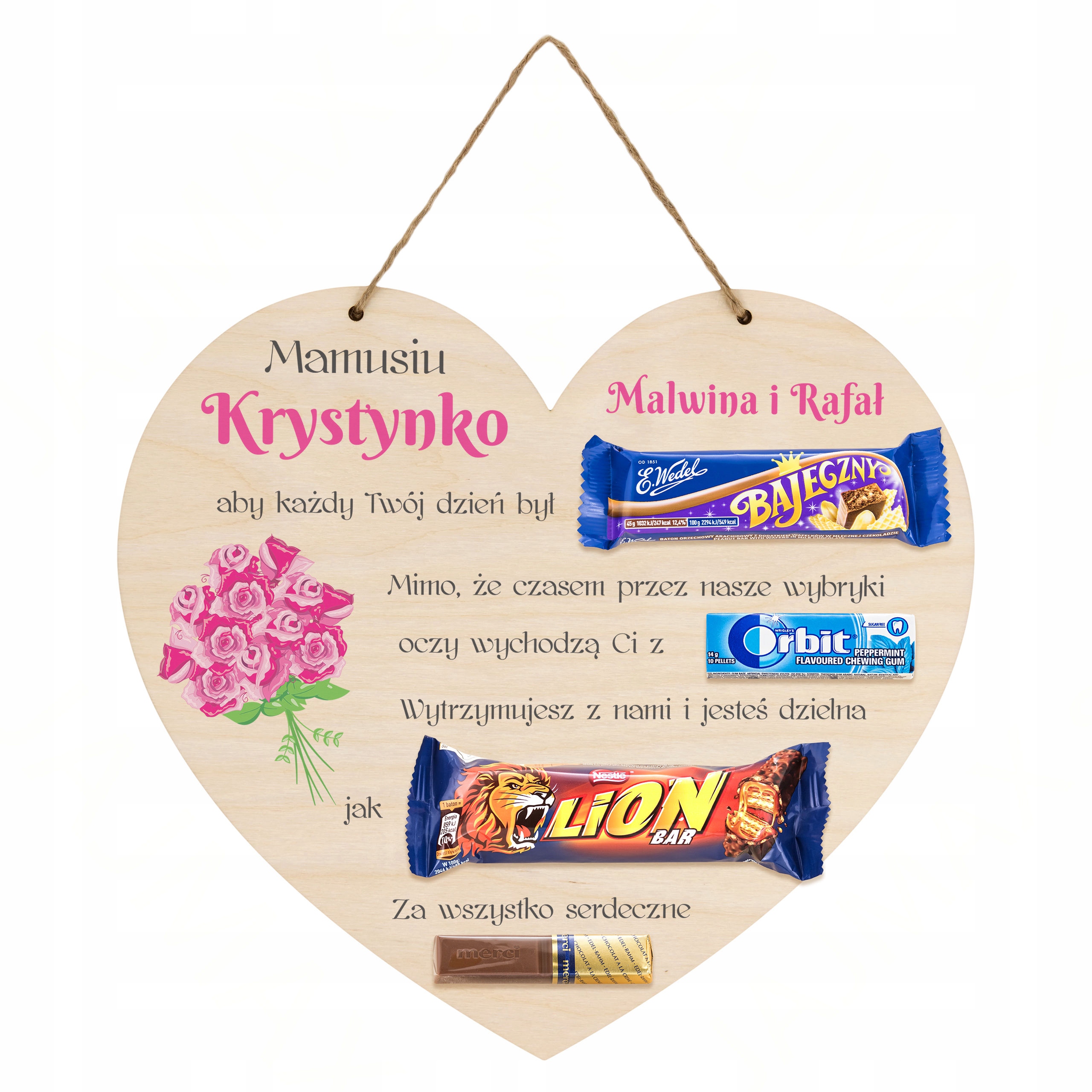 

na Dzień Matki dla mamy Słodki Dyplom