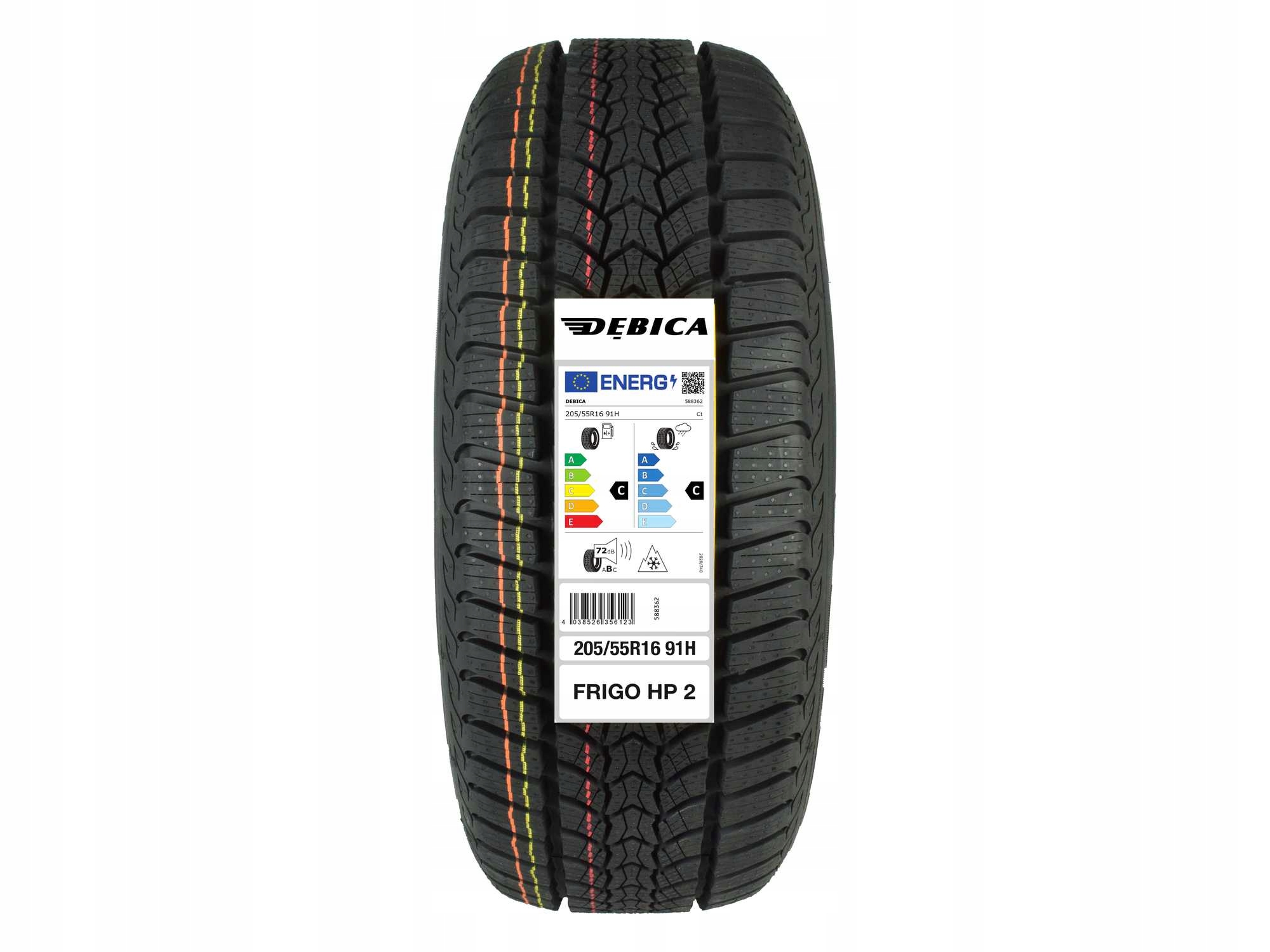 

1 opona zimowa 205/55R16 Dębica Frigo HP2