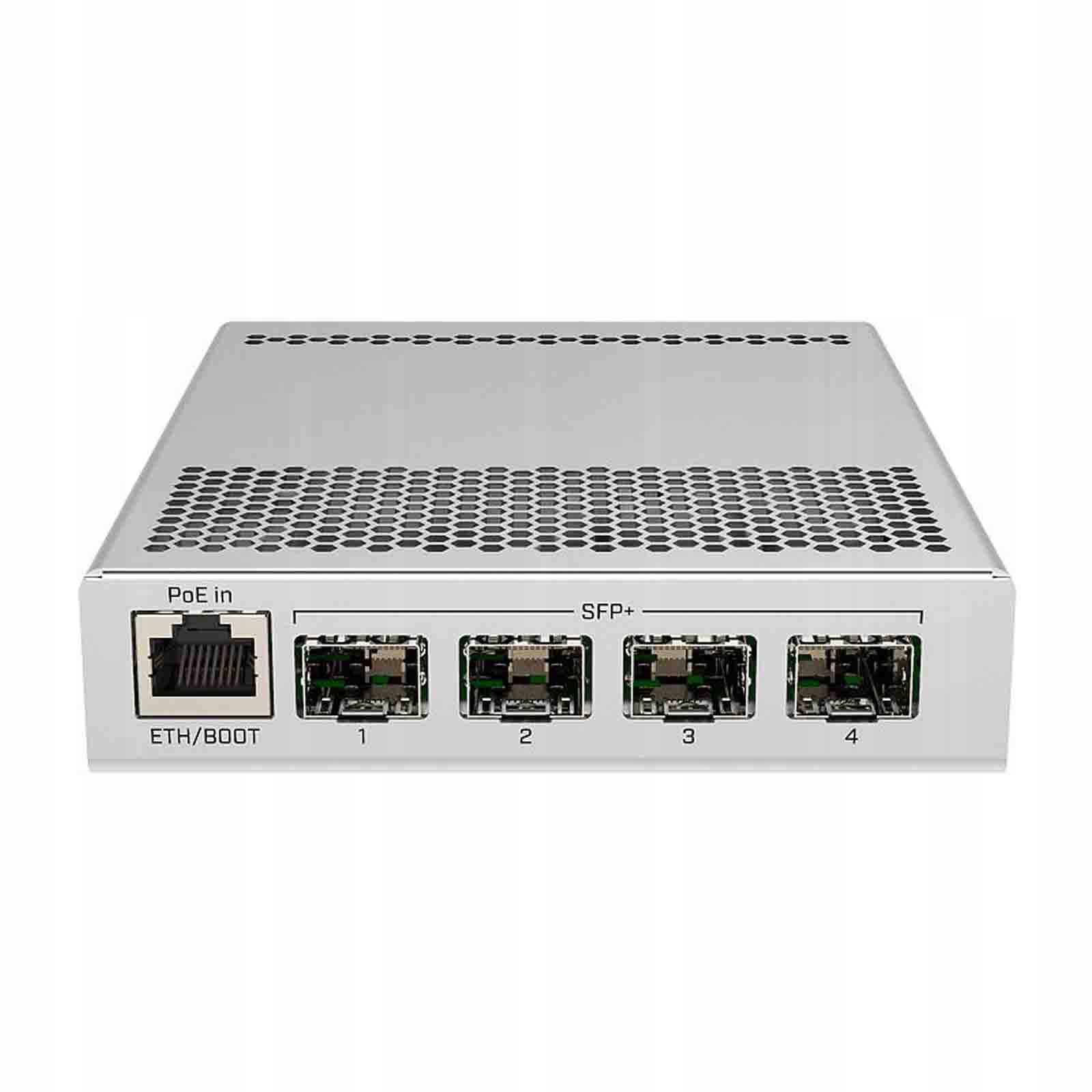 MikroTik Cloud Router Switch CRS305-1G-4S+IN przełącznik 4xSFP+ 1xGE PoE