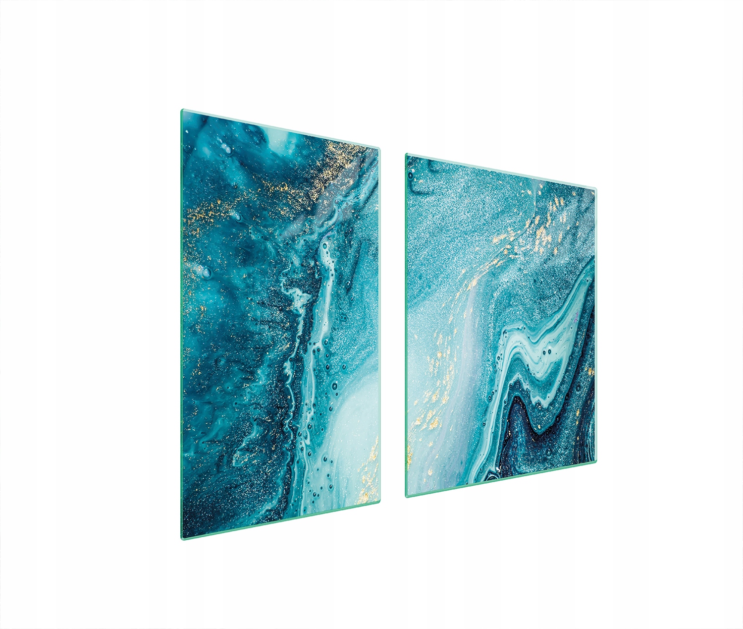 Skleněná Deska a Krájecí Deska 100x52 Mramor Tvrzené Sklo