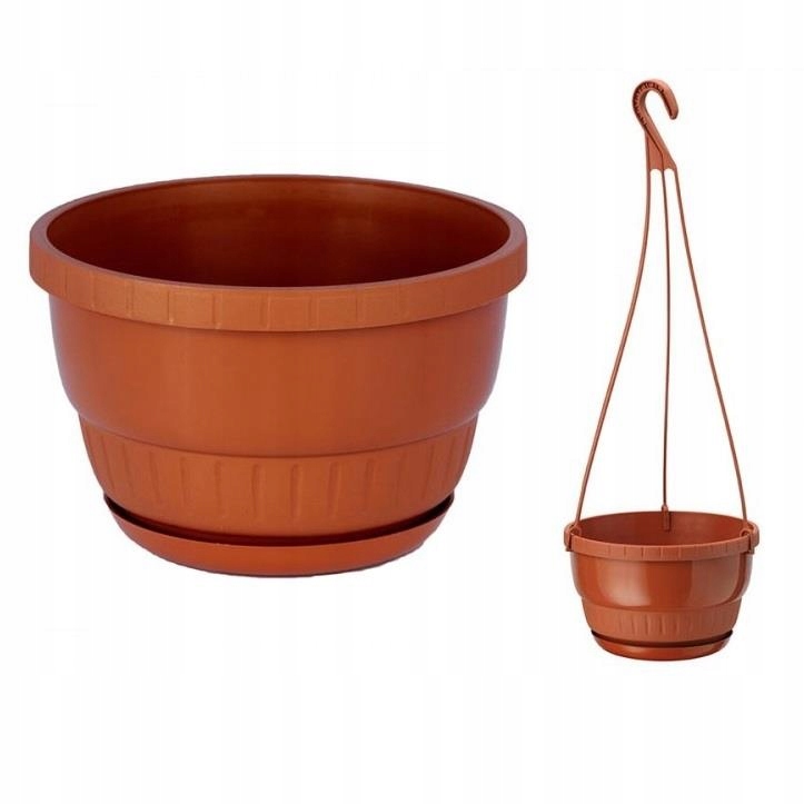 

Doniczka Terakota Wisząca Europa 19cm FormPlastic