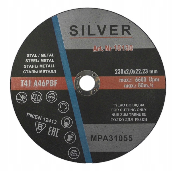

Tarcze Tarcza do cięcia metalu Silver 230 x 2,0