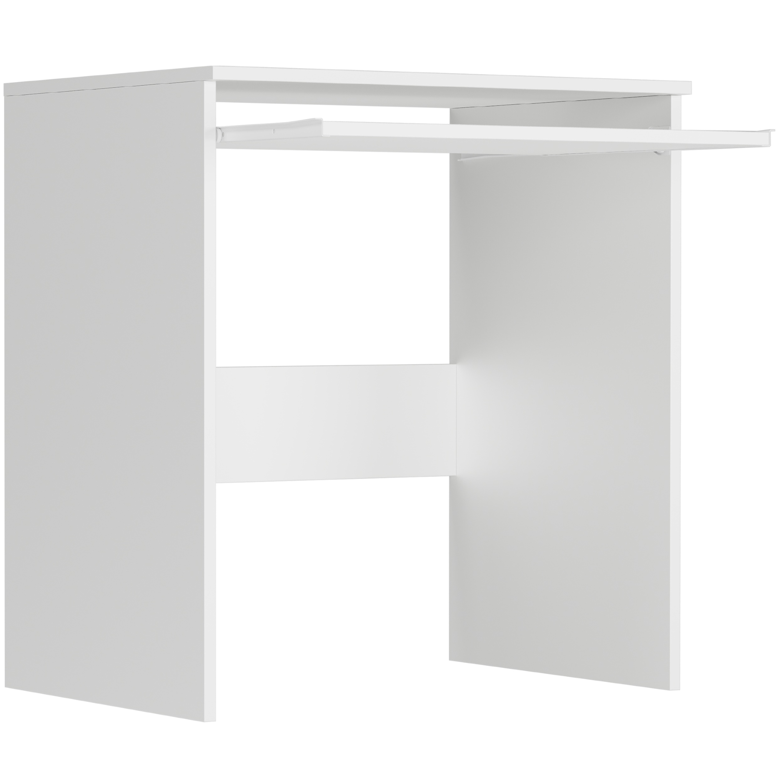 BIURKO KOMPUTEROWE 70CM STOLIK STÓŁ LAPTOP N-1 BIALE