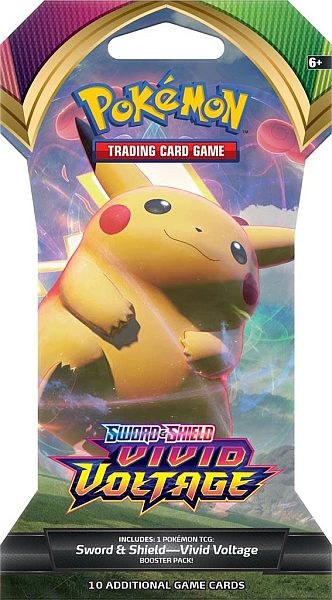 Pokemon Tcg: Sword and Shield Vivid Voltage Sleeved Booster Pack