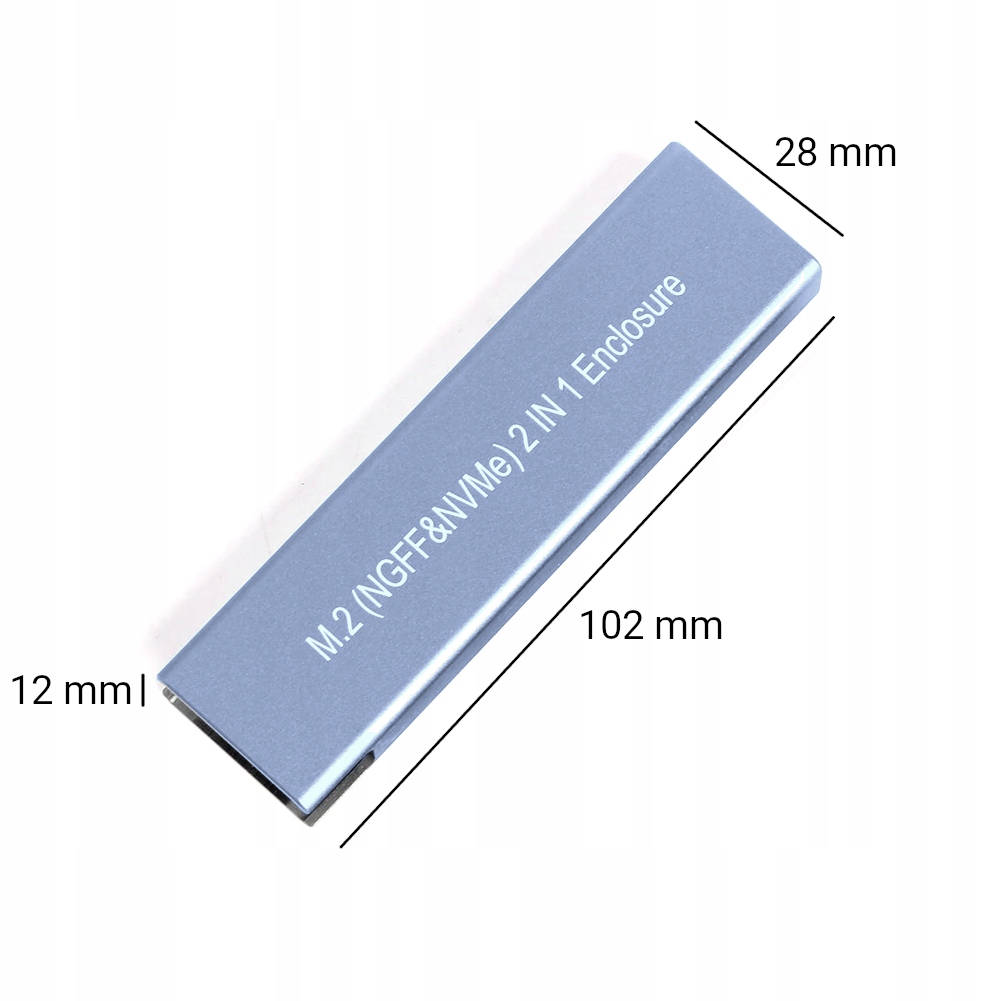 OBUDOWA DO DYSKU ZEWNETRZNEGO SSD NVME M.2 M2 USBC Producent Labra