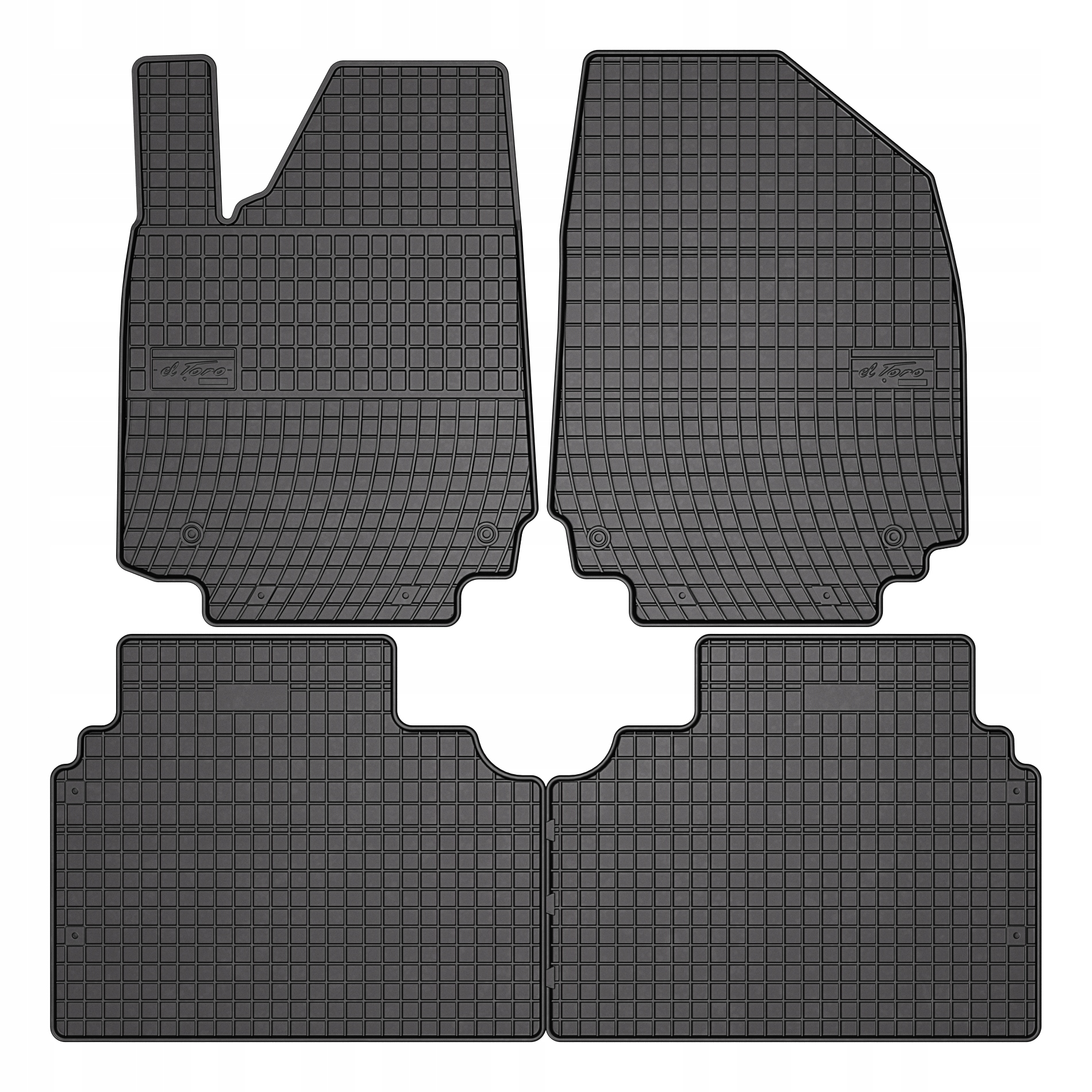 Frogum Gumové autokoberce ElToro pro Hyundai Ioniq 6 od roku 2022