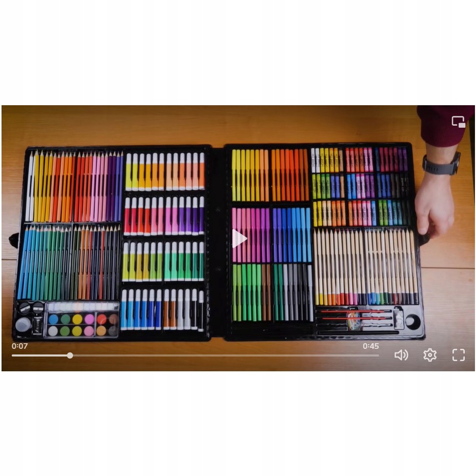 Zestaw Artystyczny do Malowania w Walizce 288 szt Marka MAALEO