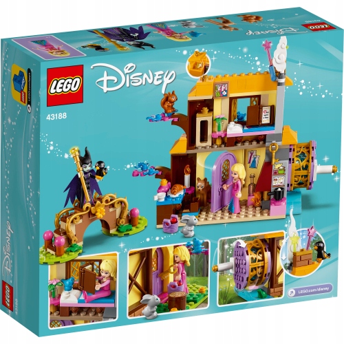 LEGO 43188 DISNEY PRINCESS - LEŚNA CHATKA AURORY Marka LEGO