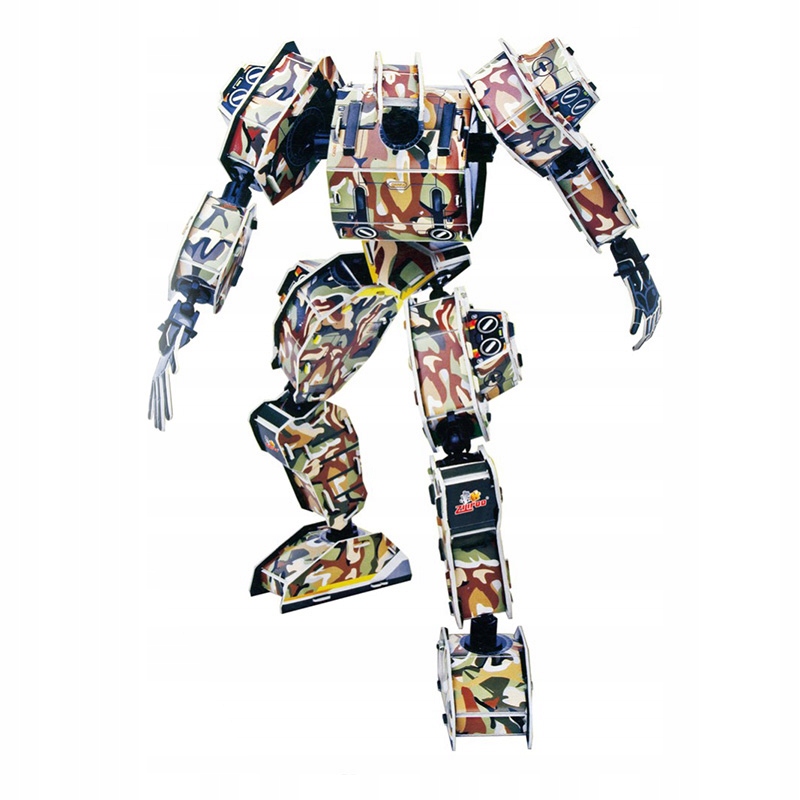 Robot wojownik Puzzle 3D