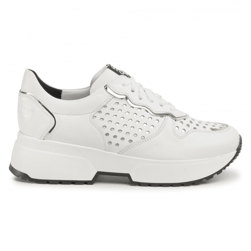 Białe ażur sportow półbut skóra sneakers Karino 40 Kod producenta 234