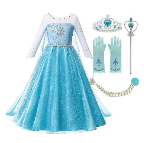 

Suknia Strój Elsa Elza Frozen 110 Królowa Lodu