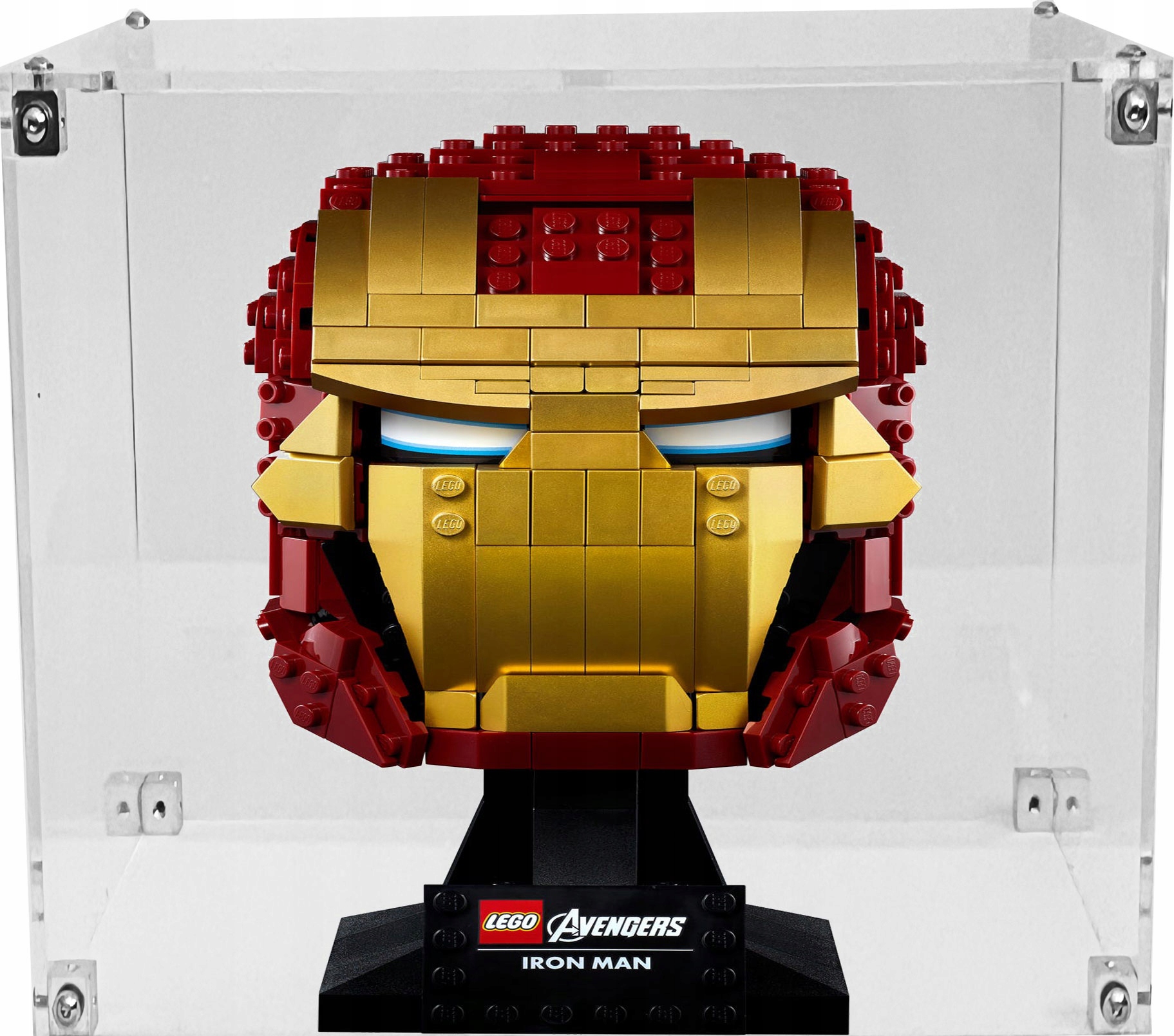 Vitrína Drewlandia pro sadu Lego 76165 Marvel Heroes Helma Iron Mana