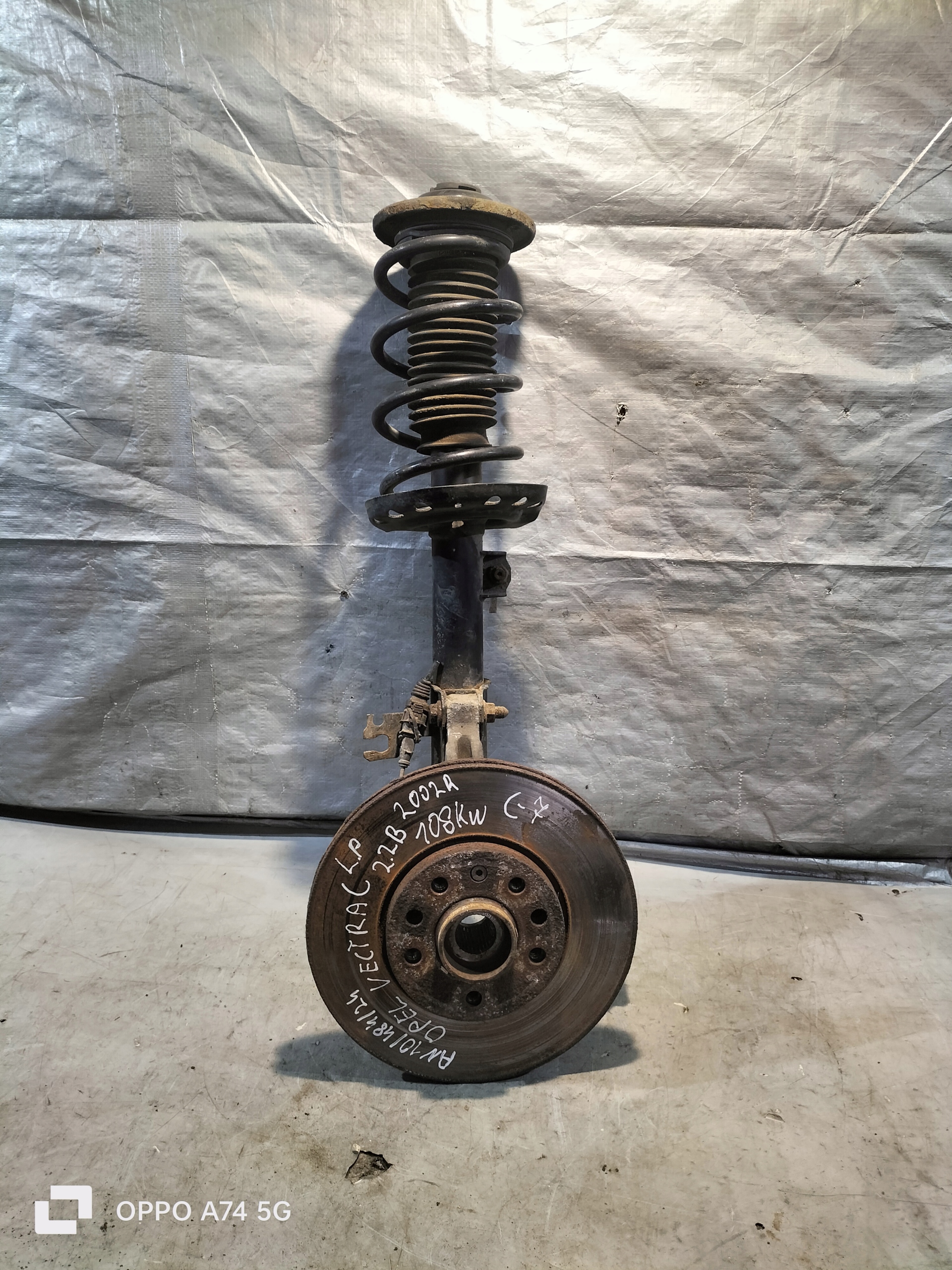 OPEL VECTRA C 2.2 complete McPherson swing left front