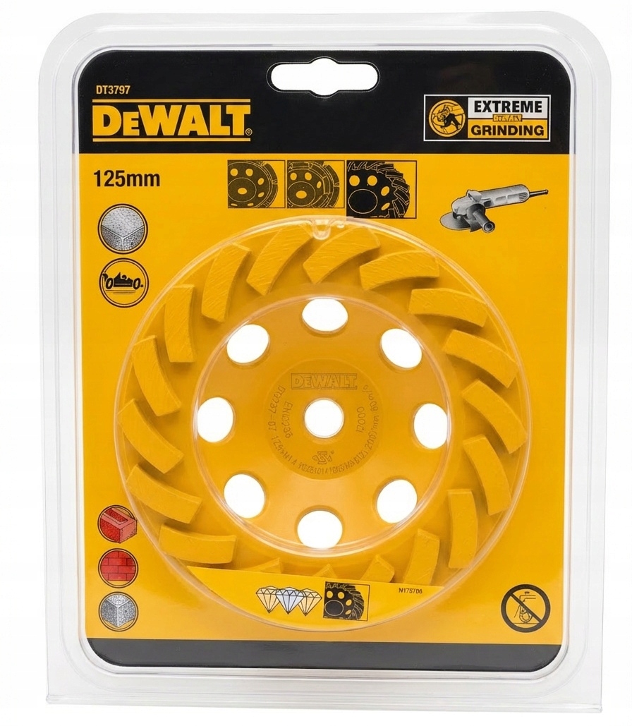 Tarcza garnkowa diamentowa do szlifowania betonu 125mm DeWalt