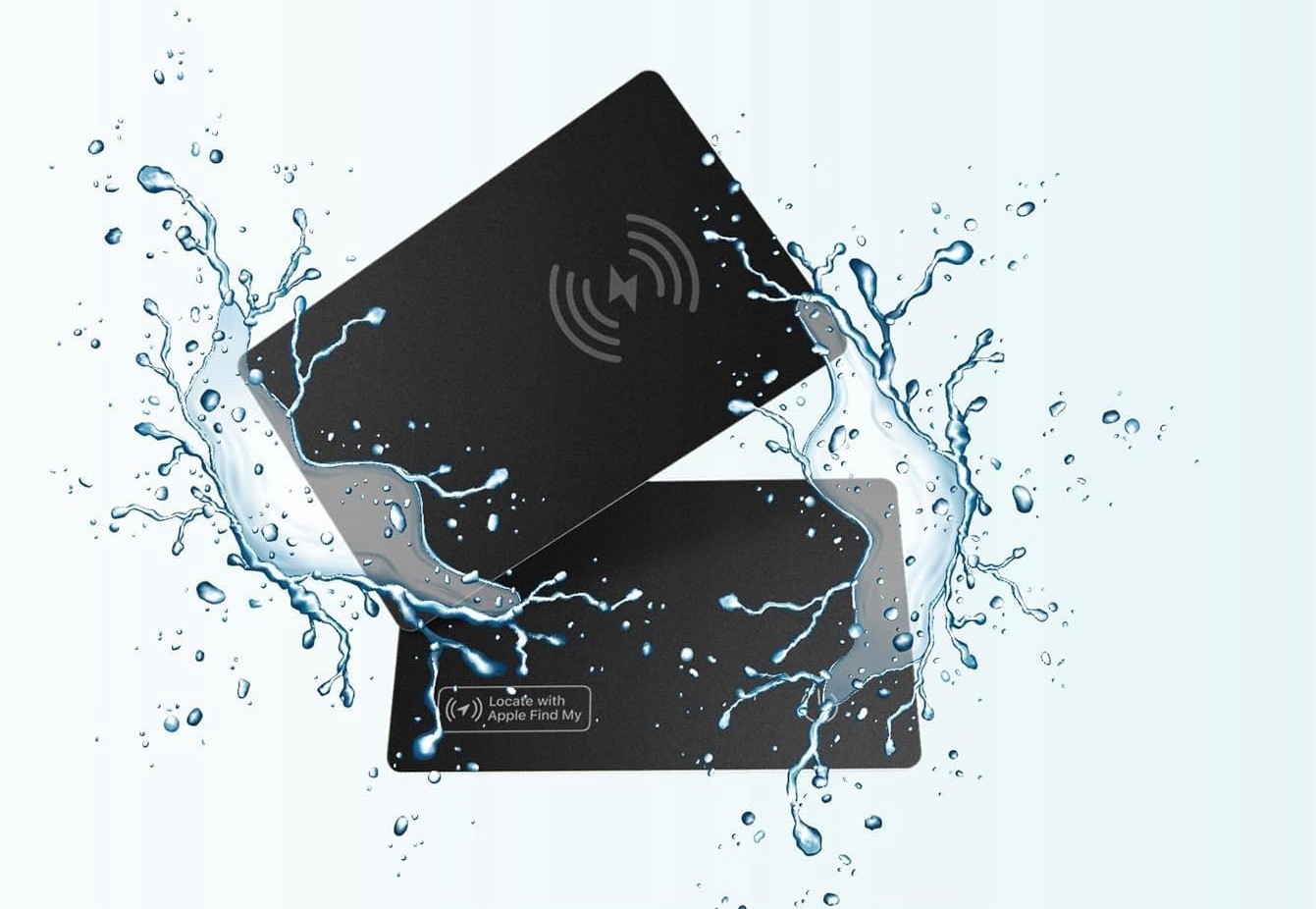 2 szt Karta lokalizująca portfel Reyke Slim Wallet IP67 Apple Find My