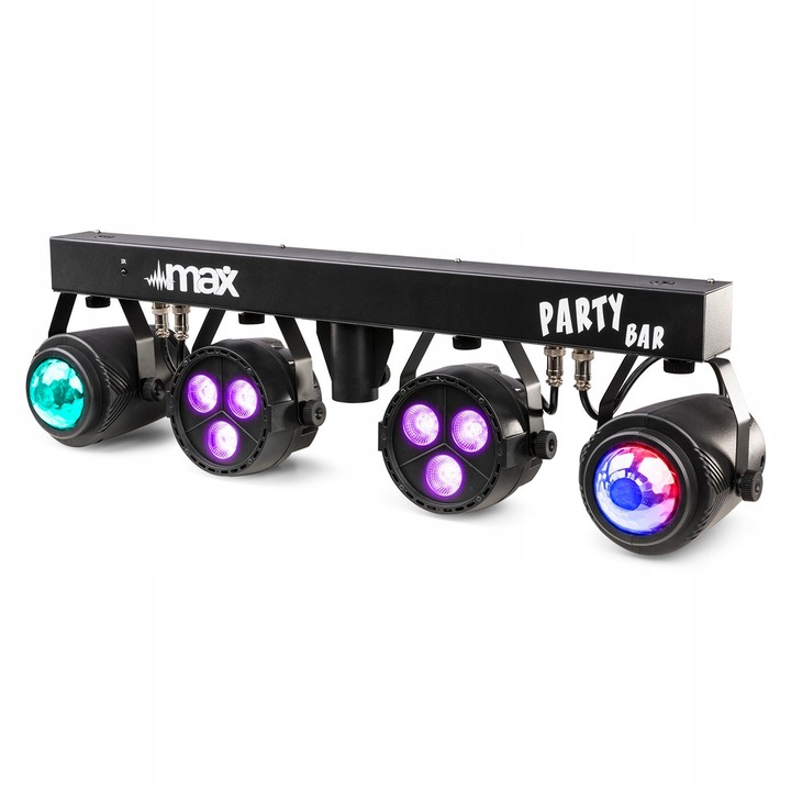 Reflektor 2x LED PAR 2x JELLYMOON statyw zestaw Model Partybar 2