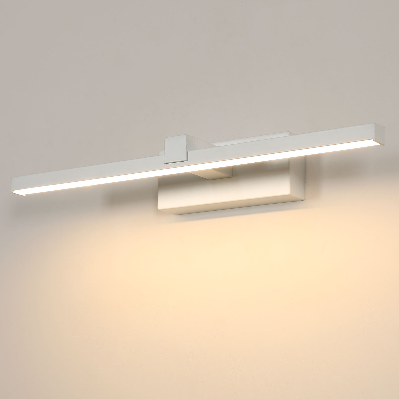 Lampa Ścienna Led Kinkiet Łazienkowy Biały Nowoczesny Do Łazienki 3000K 8W