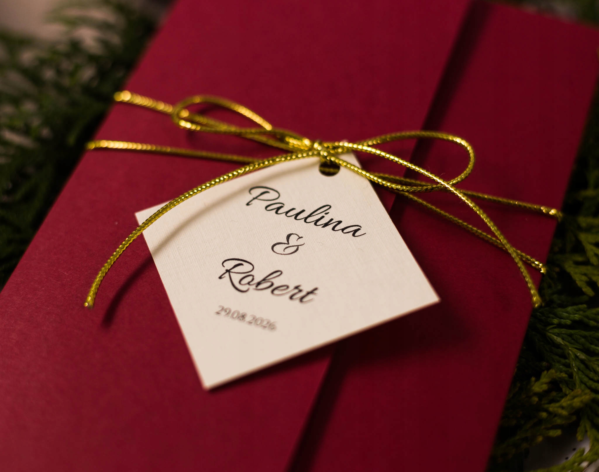 Zaproszenia ślubne kopertowe folderowe +kop 10 szt Marka inny