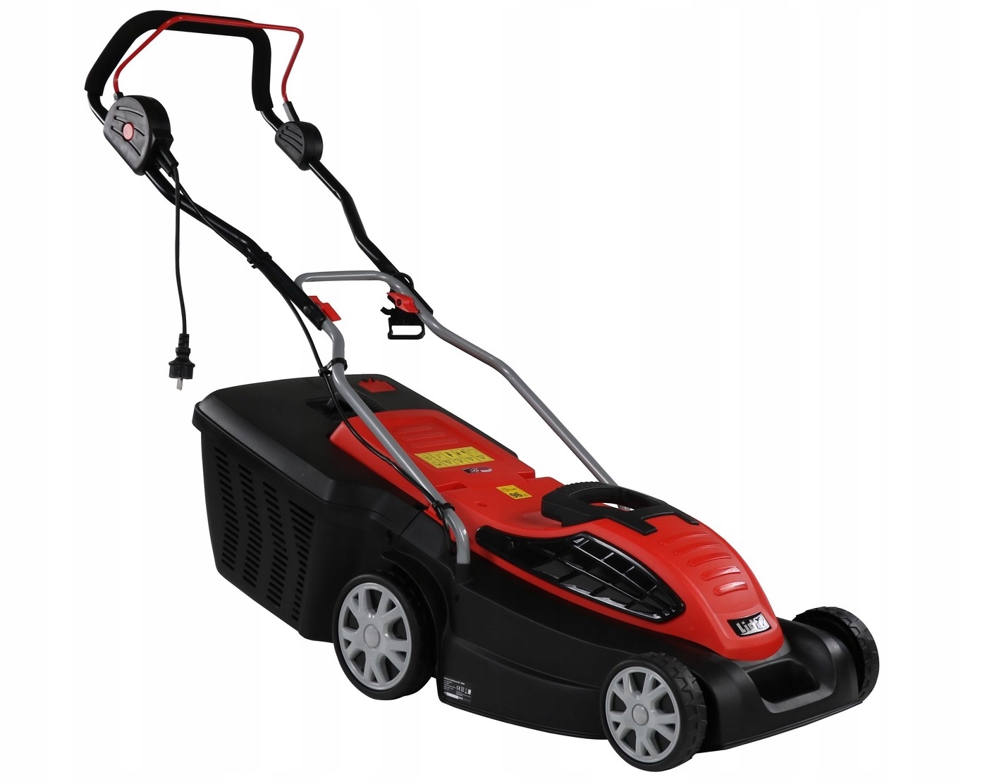 Kosiarka Elektryczna Lider 38 cm 1600 W Kosz 45 l 2w1 Centralna regulacja